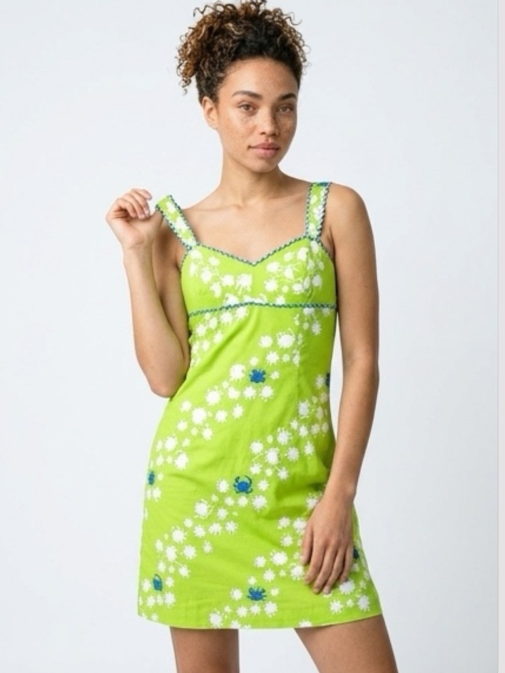 White tag Lilly Pulitzer stowaway barefoot Crabs Dress Sz 6
